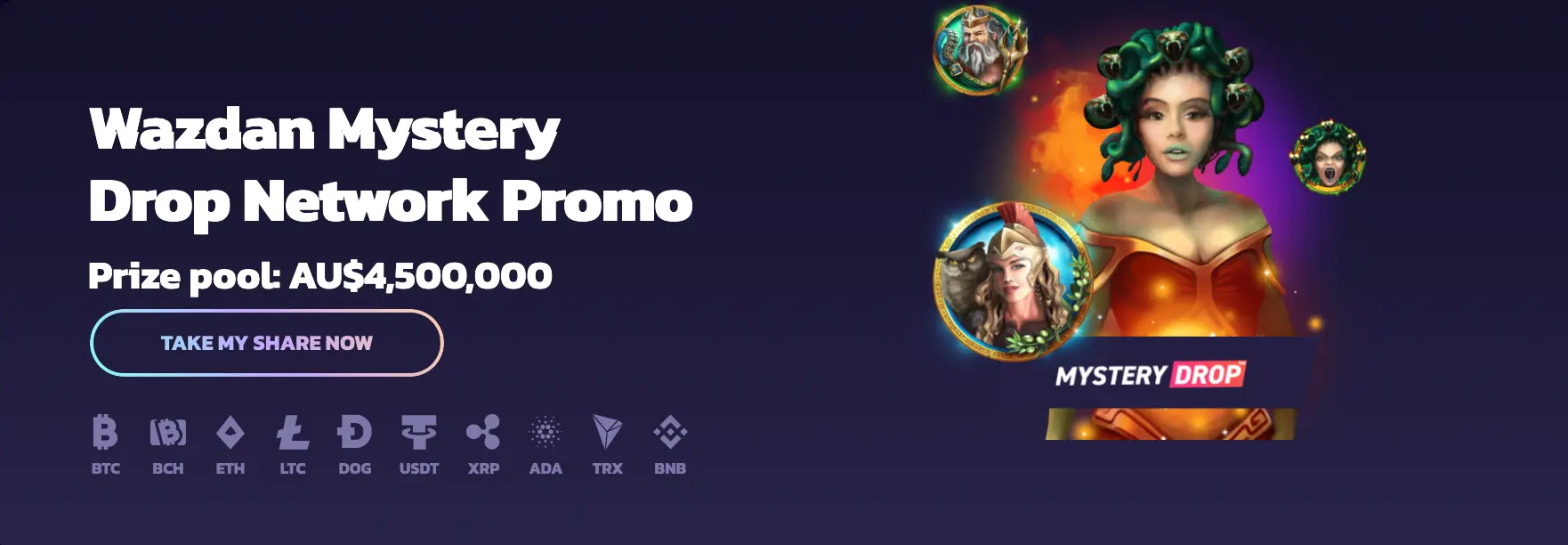 Mystery Drop at 21bit casino